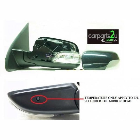 FRONT DOOR MIRROR TO SUIT FORD TERRITORY SX SY WAGON 2/2004–6/2011