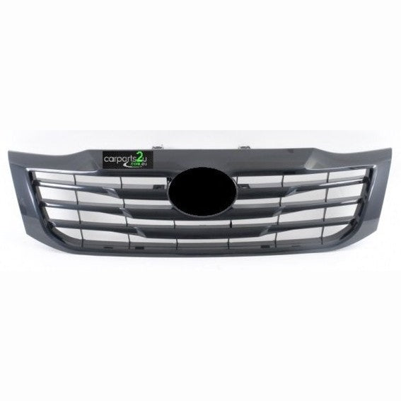 GRILLE BLACK/GREY TO SUIT TOYOTA HILUX UTILITY 7/2011–4/2015