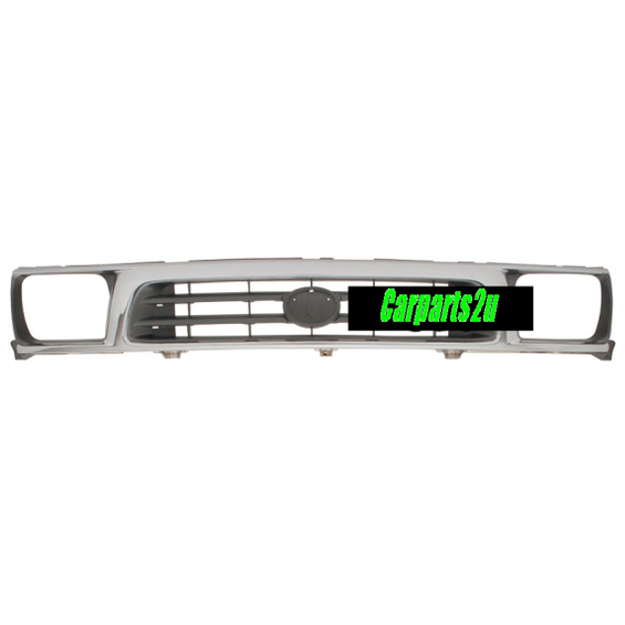 GRILLE CHROME TO SUIT TOYOTA HILUX 2WD UTILITY 8/1997–9/2001